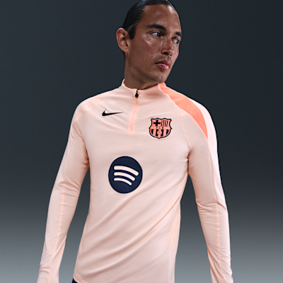 バルセロナ　ドリルニット　dri fit ドリルパンツ　L FCバルセロナ 25-26 Dri-FIT Strike ドリルトップ＆KPZパンツ